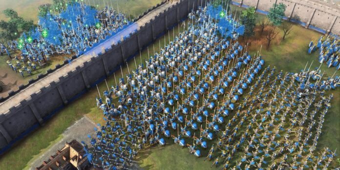 Age Of Empires IV: A massive army spawned with cheats