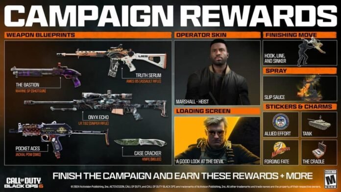 Campaign Rewards in Black Ops 6