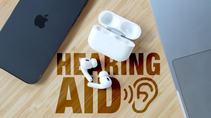 Testing the new hearing aid functionality iOS 18.1

