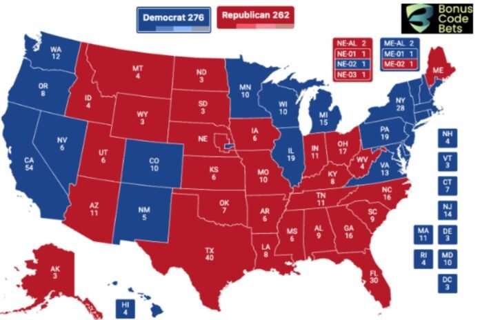 Map of the Electoral College